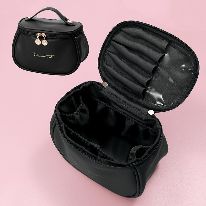Wholesale Travel toiletry bag, simple makeup bag, zipper, large capacity, portable, high-end feel