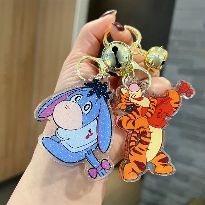 Wholesale 5 PCS Cute Cartoon Acrylic Keychains
