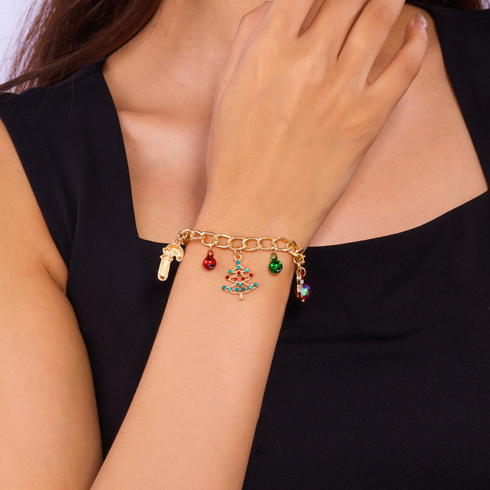 Wholesale Christmas Bracelet European and American Creative Snow  Bell