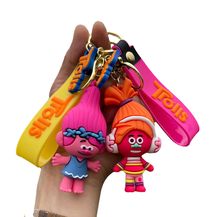 Wholesale Keychain, car keychain, backpack, small pendant, couple, exquisite doll, small gift wholesale