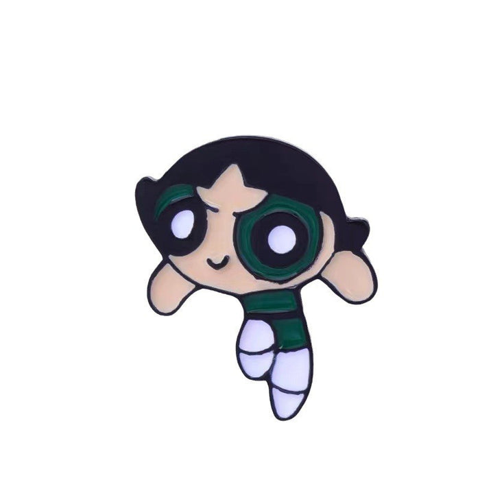 Wholesale Anime Brooch Cute Cartoon Metal Badge Clothing Accessories