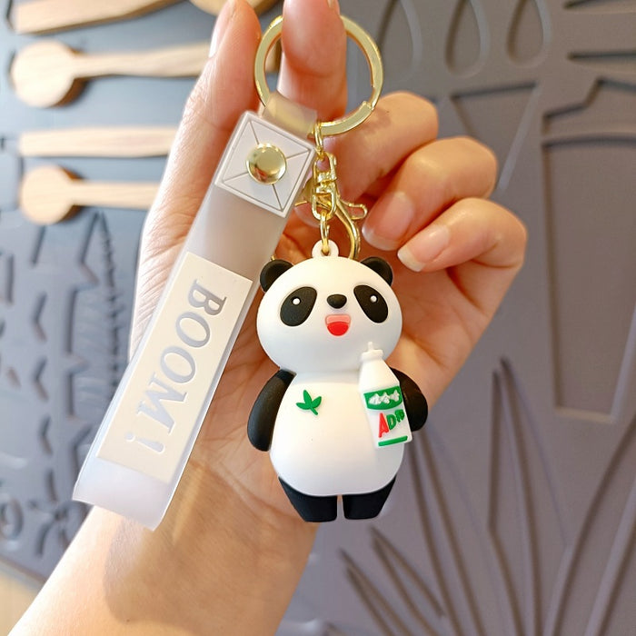 Wholesale Cute Cartoon 3D Doll Silicone Keychain JDC-KC-MingT126