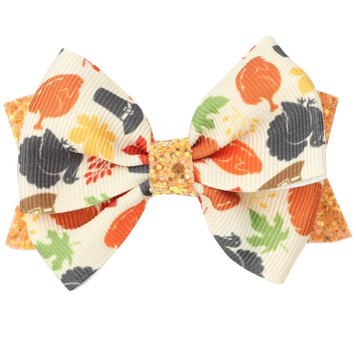 Wholesale Children's Bow Hairpin Ribbed Ribbon JDC-HD-Danz001