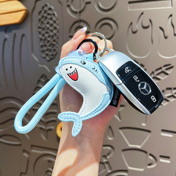 Wholesale Marine Animal Leather Keychain