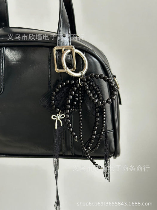 Wholesale Pearl lace bow keychain