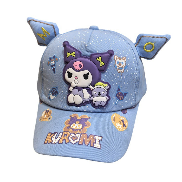 Wholesale Children's baseball cap, anime cartoon duckbill cap, children's sun protection and sunshade cap