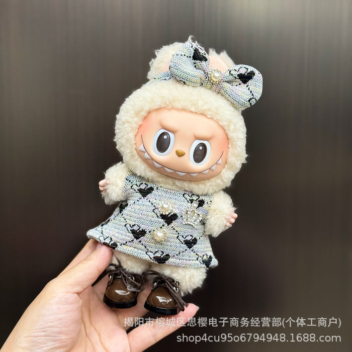 Wholesale 17cm Cartoon Doll Clothes Set