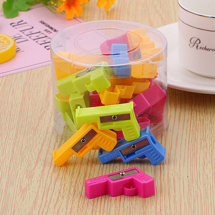 Wholesale Plastic Candy Color Small Pencil Sharpener JDC-PS-Liuj001