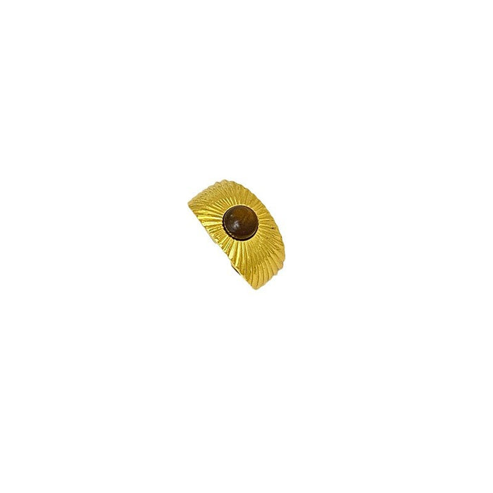 Wholesale Stacked sunflower rings are elegant, personalized, high-end, fashionable and unique