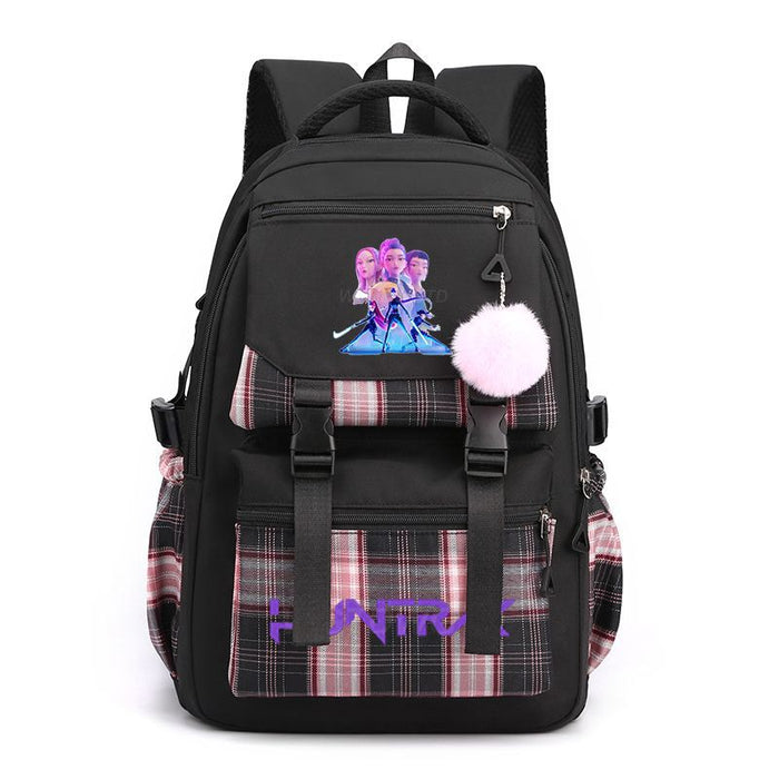 Wholesale  Kpop Printed School Bag Junior High School Large Capacity Backpack