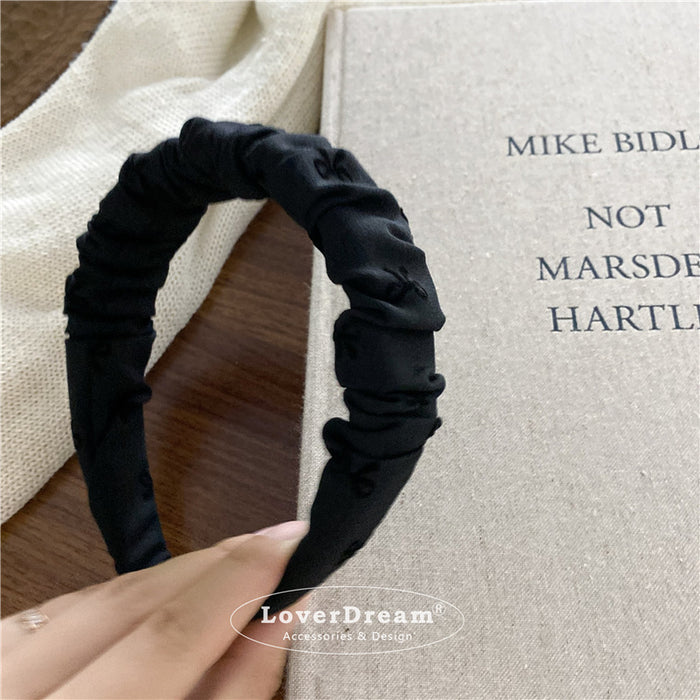 Wholesale Wave Point Love Bow Hair Hoop Fashion Headband Versatile Headwear Hair Accessories