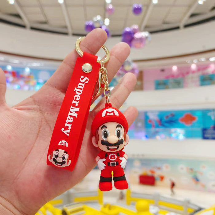 Wholesale Creative Super Mario Doll Keychain JDC-KC-HuJian008