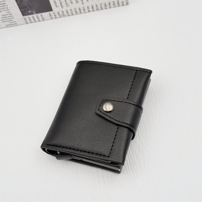 Wholesale Stylish Men' s Anti-Skimming Multifunctional Wallet with PU Leather Card Holder MOQ≥2