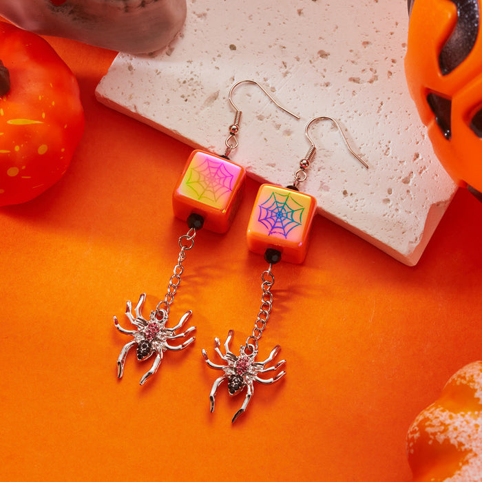 Wholesale Funny personality earrings   ghost bride three-dimensional earrings dark punk accessories