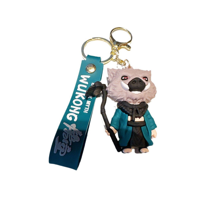 Wholesale Cartoon Black Myth Key Pendant