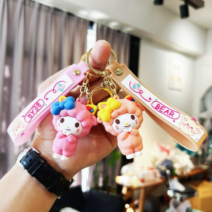 Wholesale PVC Cartoon Doll Keychain JDC-KC-WuYi079