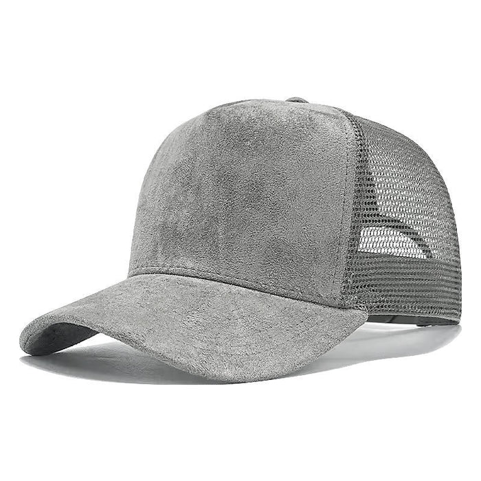 Wholesale High-Quality Chic Style Suede Mesh Trucker Hat Fashion Accessory Gift