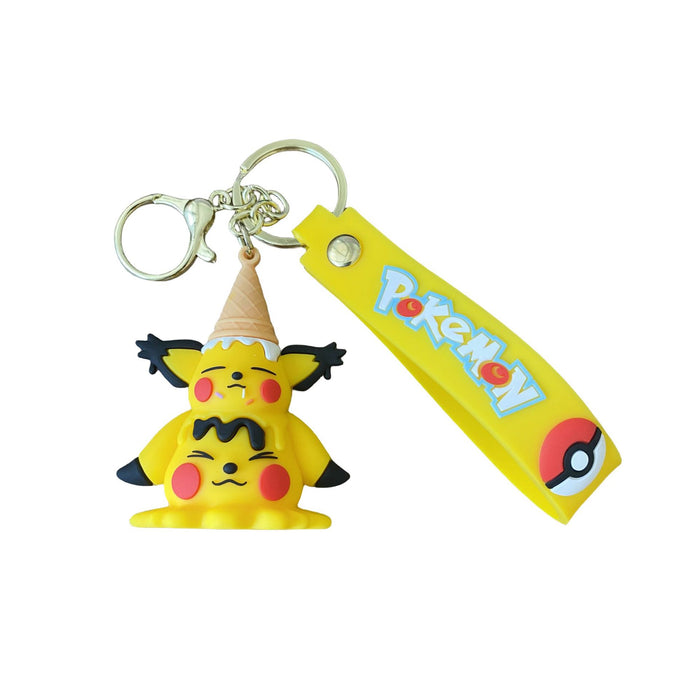 Wholesale Cartoon Doll Silicone Keychain JDC-KC-MingT258