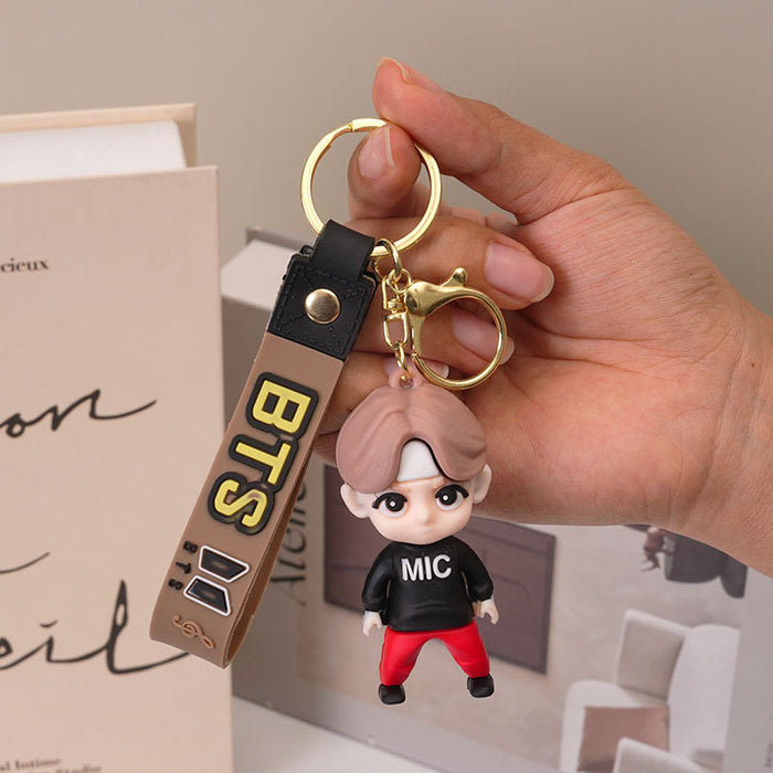 Wholesale Cartoon PVC Member Keychain Charm Bag Accessory MOQ≥2