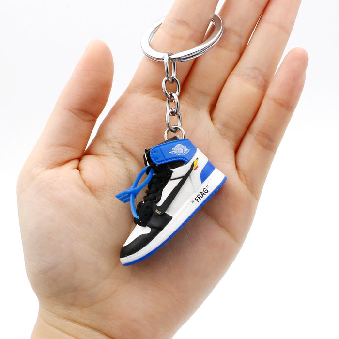 Wholesale PVC Mini Basketball Shoe Keychain JDC-KC-QLPing008