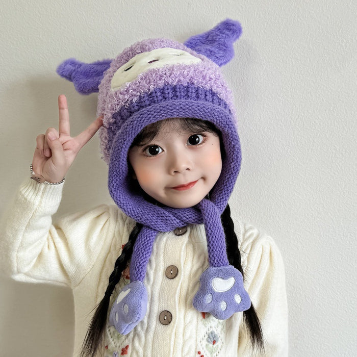 Wholesale Winter Baby Hat Warm Men's and Women's Children's Bag Head Cap Cute Super Cute Cartoon Children's Plush Ear Protection Cap