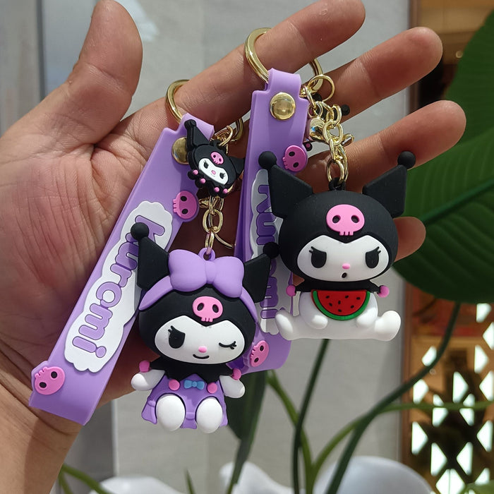 Wholesale PVC Cartoon Doll Keychain JDC-KC-KuangK001