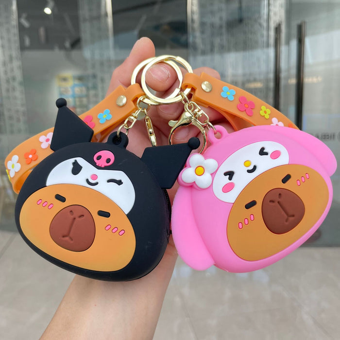 Wholesale Cartoon Coin Purse Doll PVC Keychain JDC-KC-YaoP004