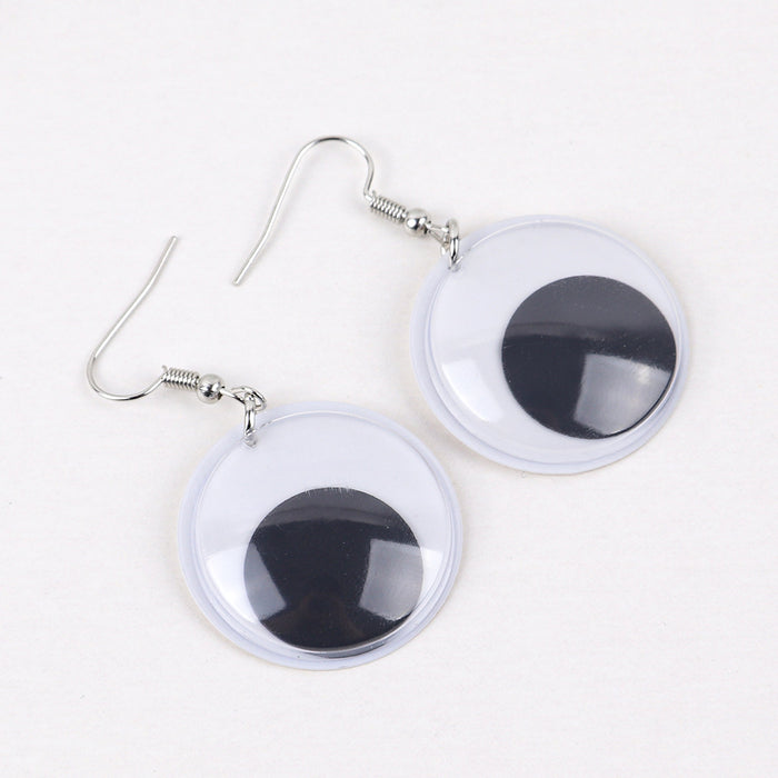 Wholesale Halloween Weird Party Eyes Plastic Earrings JDC-ES-ChouD014