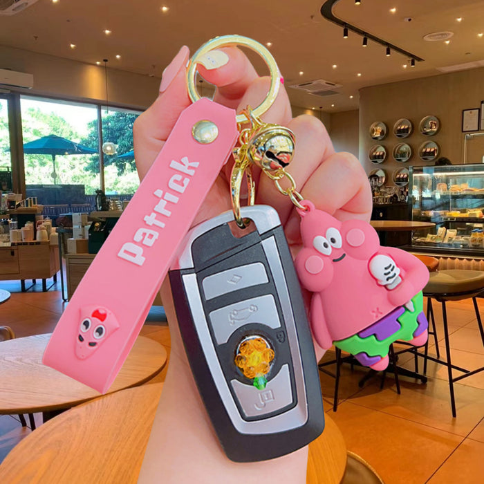 Wholesale Cartoon Doll Silicone Keychain JDC-KC-SuCheng002