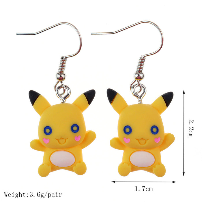 Wholesale Cute Creative Cartoon Animal Earrings JDC-ES-NiQing063