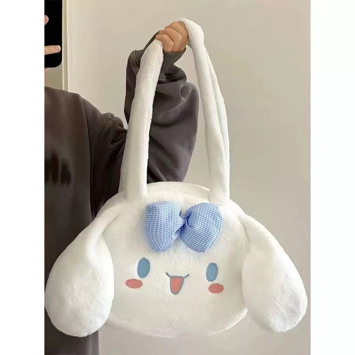 Wholesale Plush Bag cute cartoon girl shoulder bag large capacity handbag bunny girl bag