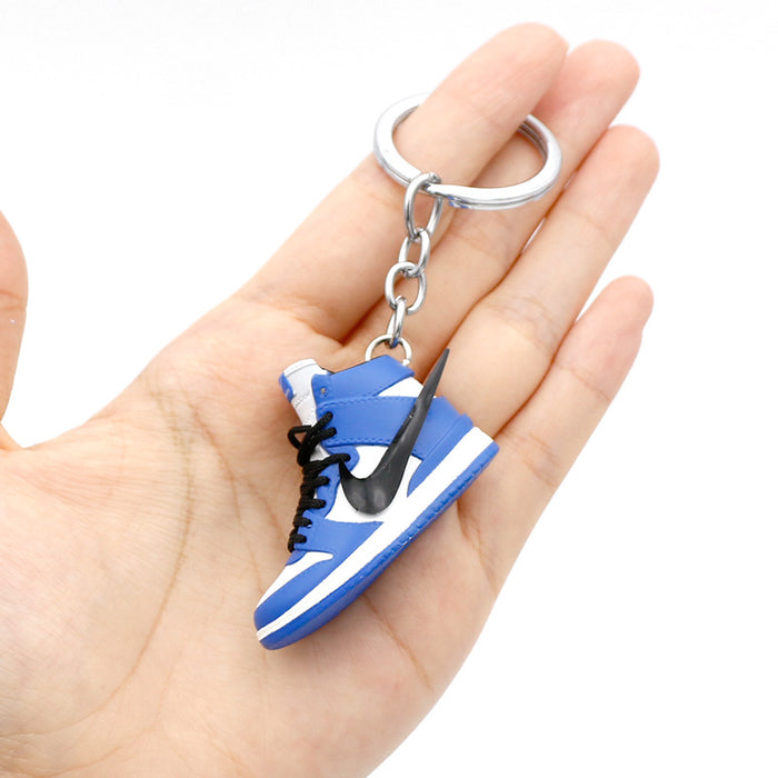 Wholesale PVC Basketball Shoe Model Keychain JDC-KC-QLPing015