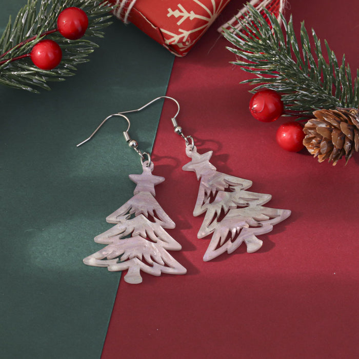 Wholesale Christmas Glitter Acrylic Earrings