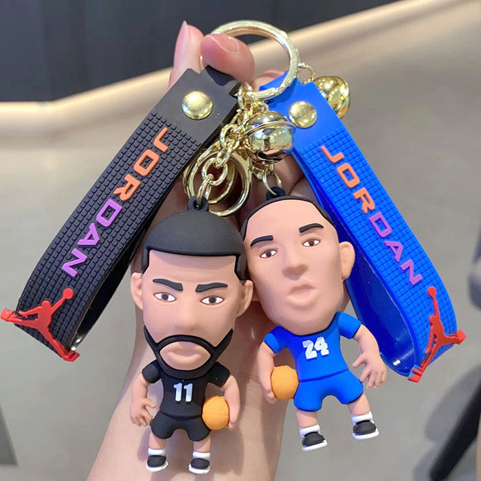 Wholesale Basketball James Irving Curry Exquisite Doll Keychain JDC-KC-XiongQ001