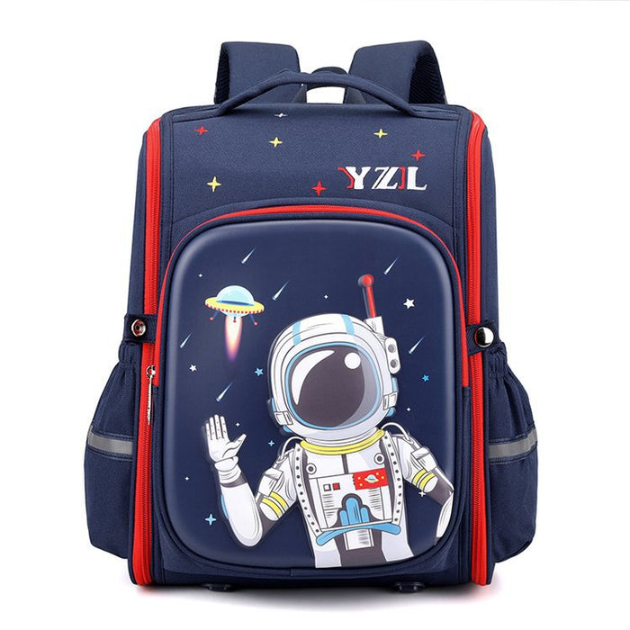 Wholesale Oxford Cloth Lightweight Burden-reducing Spine-protecting Large-capacity Children's Backpack JDC-BP-YuanDuo093