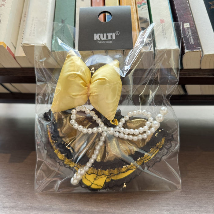 Wholesale Doll Clothes Pearl Bow Lace Skirt  Clothes Accessories