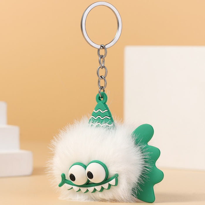 Wholesale Little Monster Plush Keychain JDC-KC-RongRui053