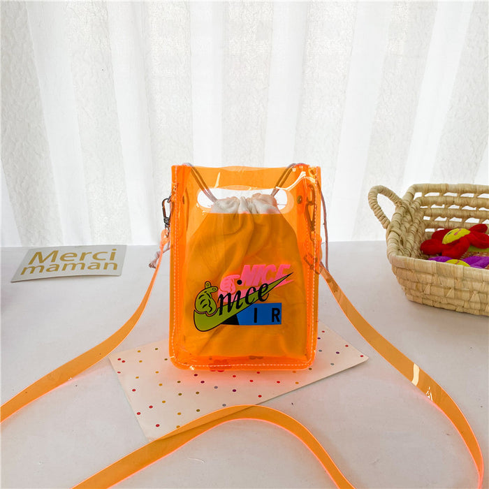 Wholesale Plastic Children's Bags, Transparent Bags, Cute and Personalized Crossbody Bags JDC-SD-DaJu008