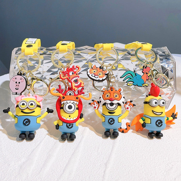 Wholesale PVC Cartoon Doll Keychain JDC-KC-Qiwei018