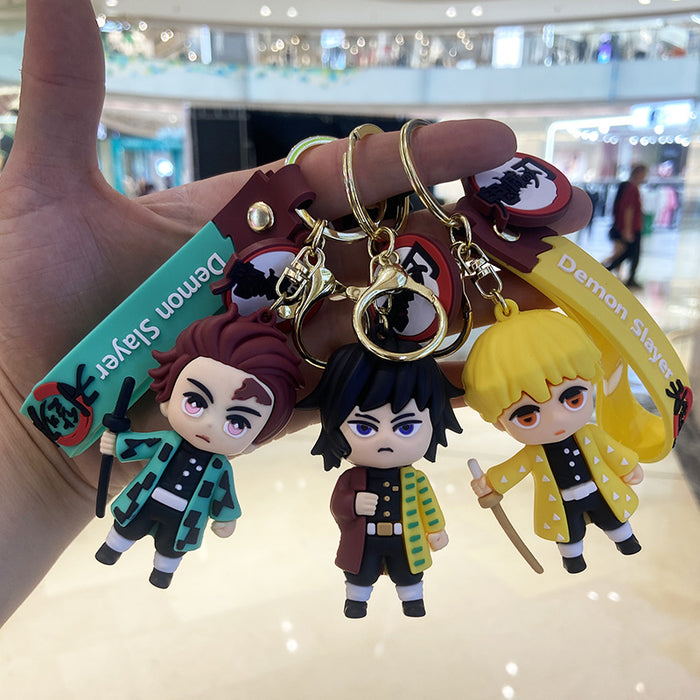 Wholesale Soft Plastic Doll Keychain JDC-KC-Chongli006