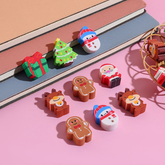 Wholesale Christmas pencil set with eraser