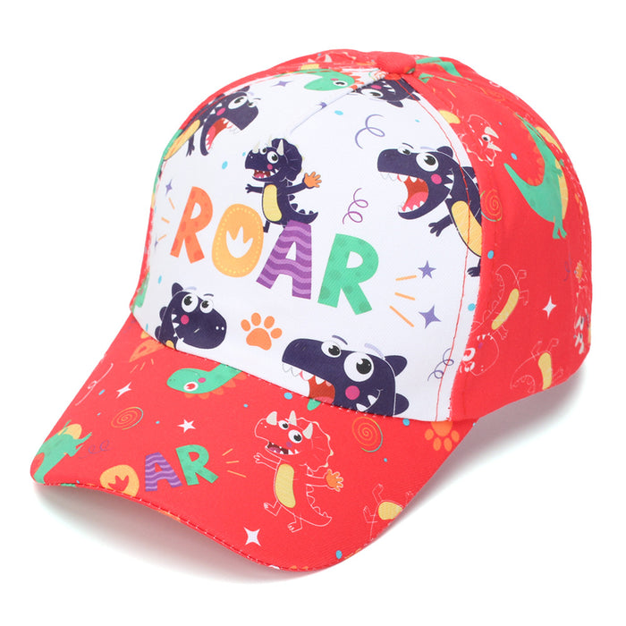 Wholesale Trendy Dinosaur Print Children' s Baseball Cap Summer Sun Protection Hat