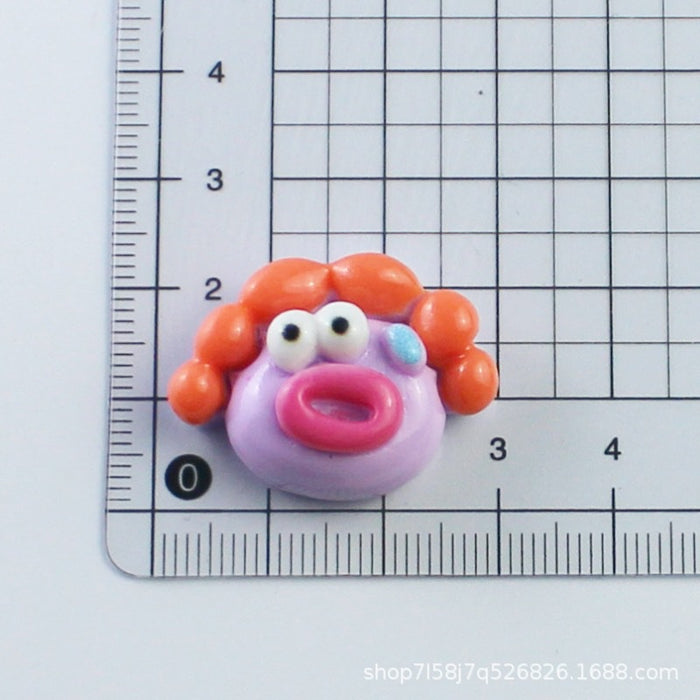 Wholesale Big Eyed Explosive Hair Monster Epoxy Cream Glue Phone Case Handmade Hairpin Accessories