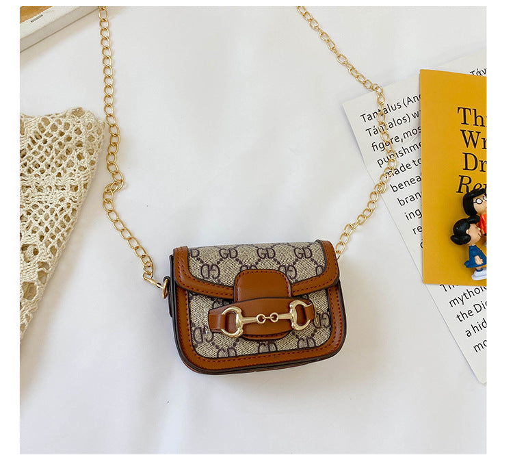 Wholesale Children's bag, fashionable single shoulder crossbody bag, coin purse