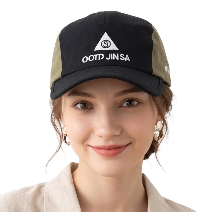 Wholesale Retro Workwear Contrast Color Baseball Cap Fashion Accessory