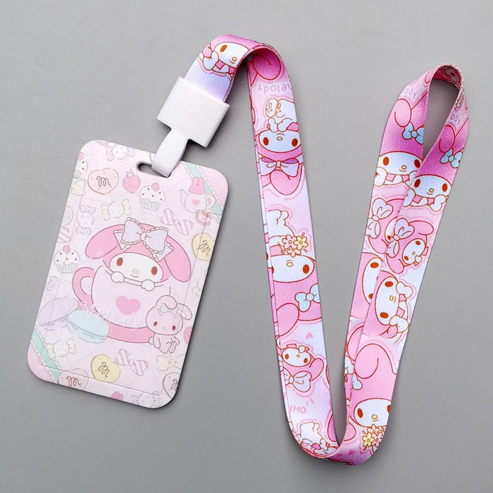 Wholesale Cartoon Style Plastic Card Holder With Neck Strap For Everyday Campus Use Stylish Gift