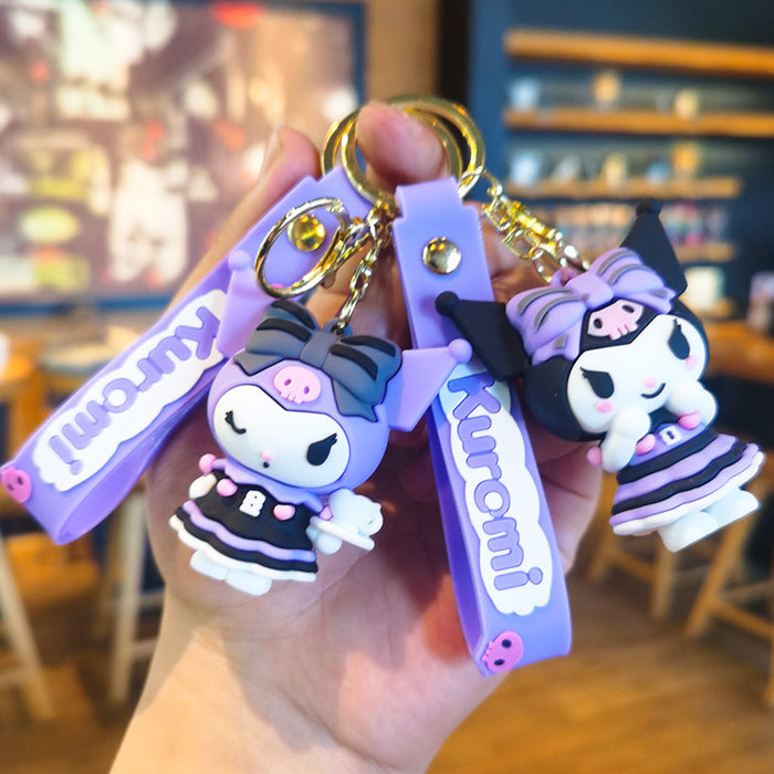 Wholesale Cartoon Doll Silicone Keychain JDC-KC-Tingm275