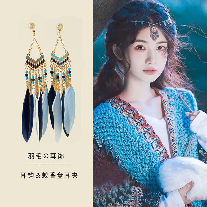 Wholesale Tourism vacation high-end feeling without ear hole ear clip