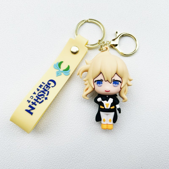 Wholesale Cartoon Doll Silicone Keychains (F) JDC-KC-Chucheng006