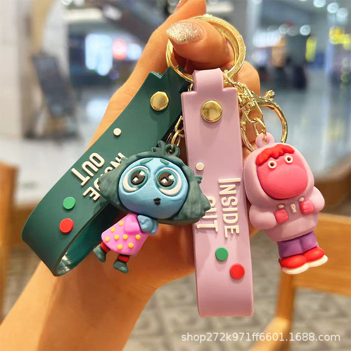 Wholesale Soft PVC Cartoon Keychain Bag Charm Car Key Accessory for Gift